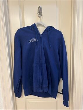 Women’s Lucky Brand Navy Zip-Up Hoodie
